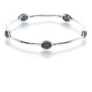 AUTHENTIC Ippoilta ROCK CANDY®  5-Stone Bangle Bracelet in Sterling Silver
